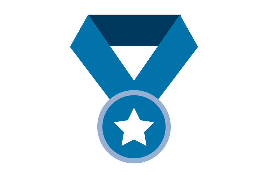 icon: a medal