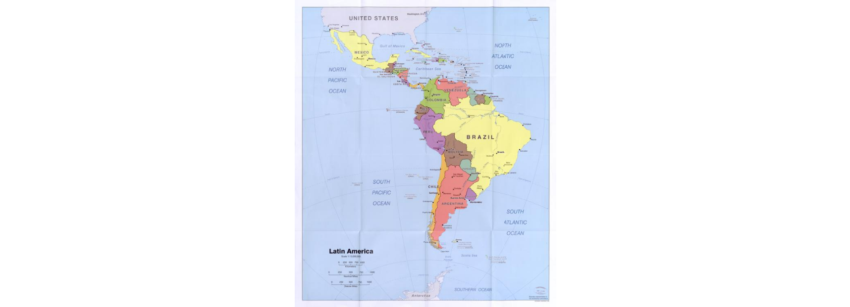 Latin America Map