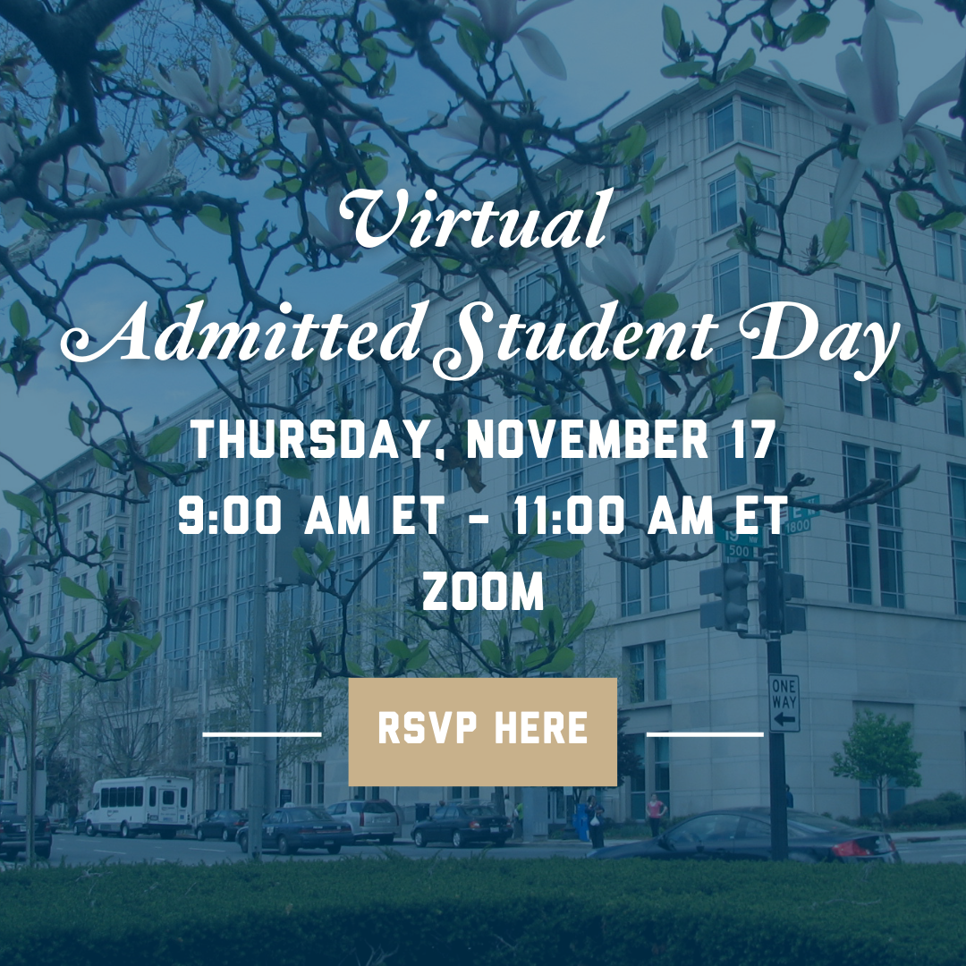 Spring 2023 Admitted Student Events Elliott School of