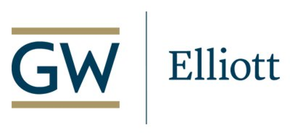 The GW logo with the Elliott title to the right of it. This is our logo. 