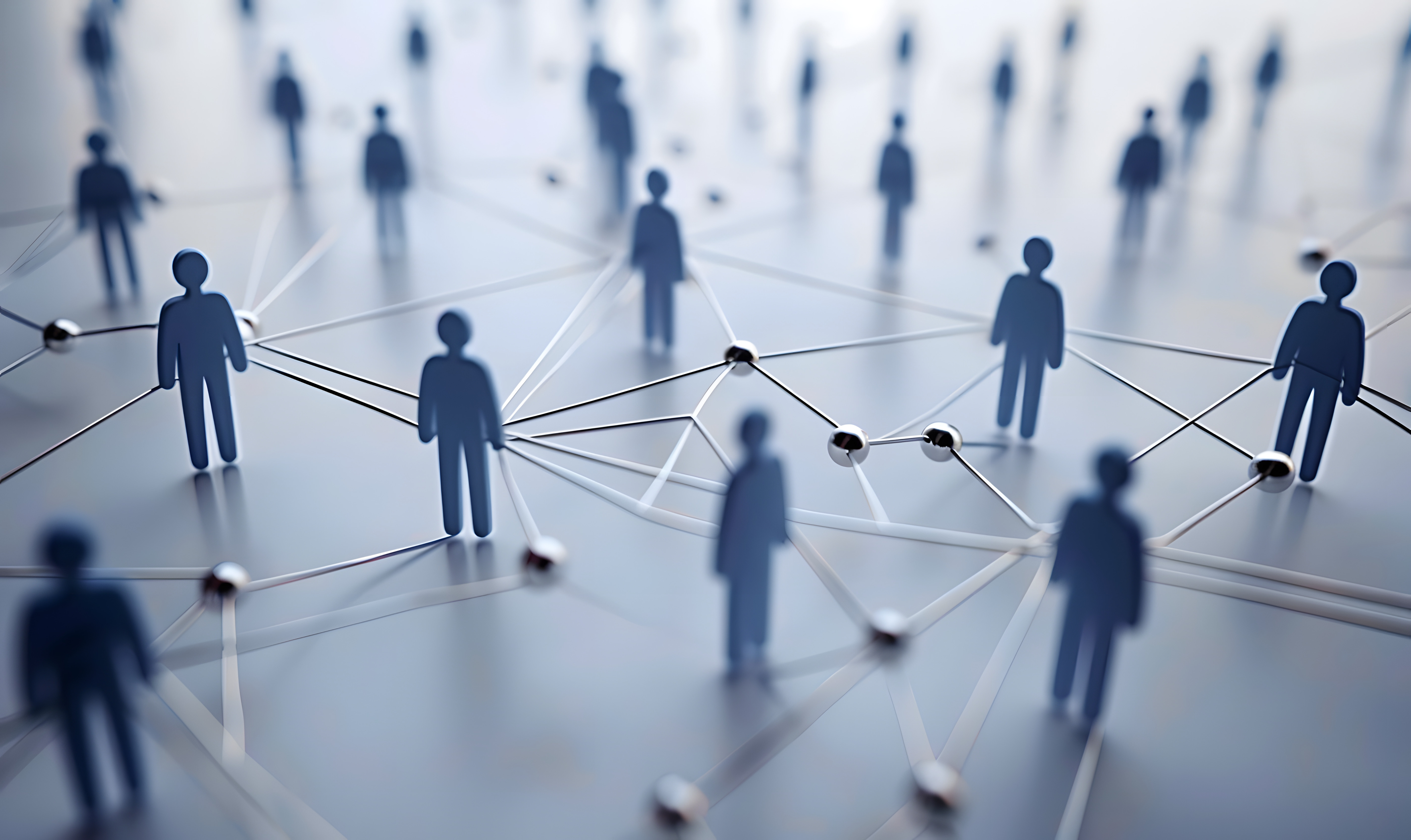 human relation and network model diagram