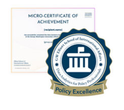 Policy Excellence Badge and Certificate