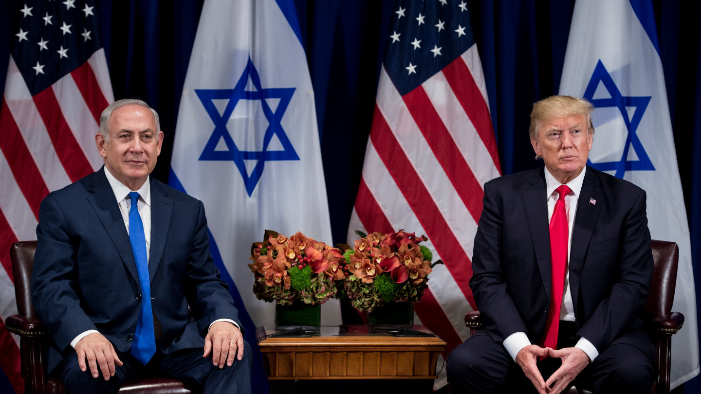 Trump and Israeli Prime Minister Benjamin Netanyahu.