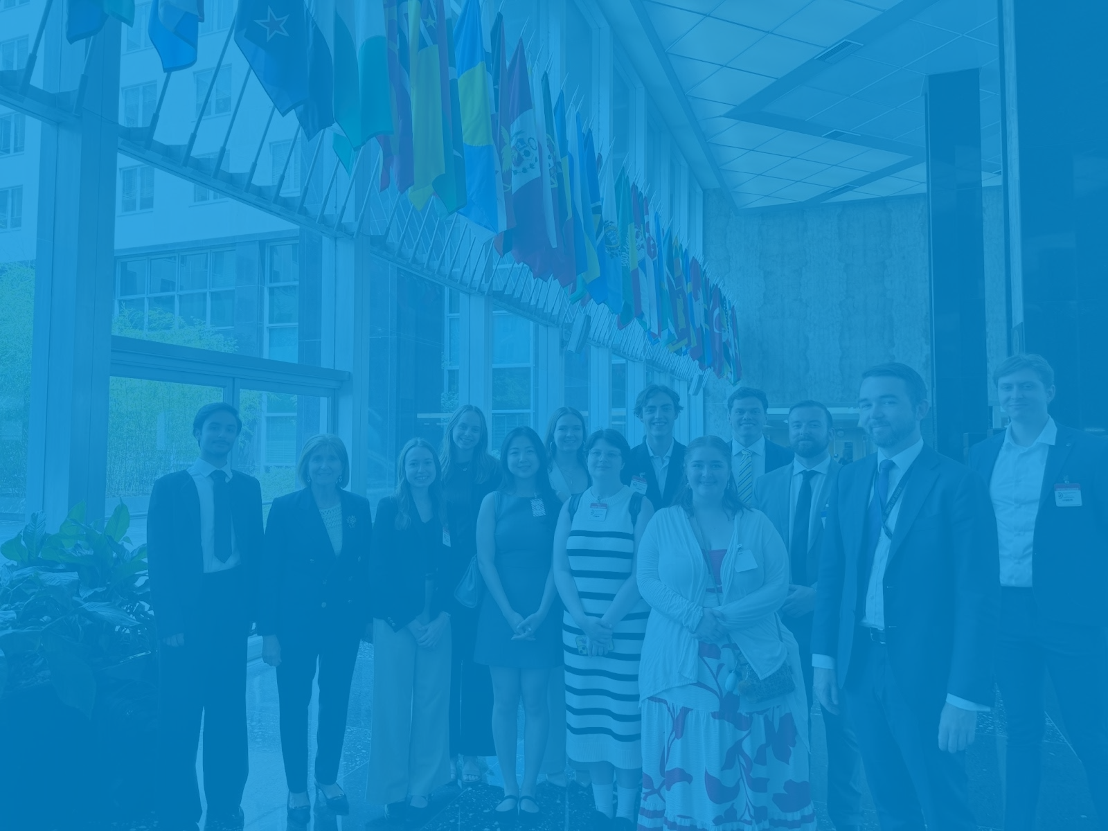 Light blue background US foreign policy.