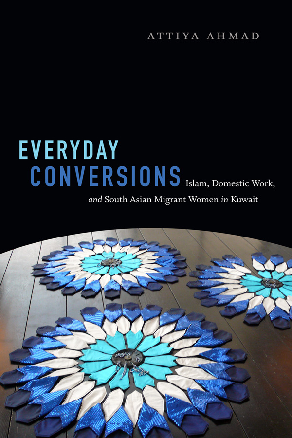 Book cover of Everyday Conversions by Attiya Ahmad