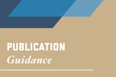 publication guidance