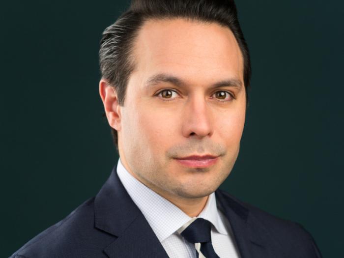 photo: a professional headshot of Peter T. Bazos