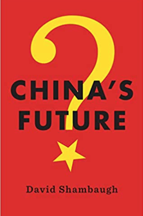 Book cover of China's Future by David Shambaugh