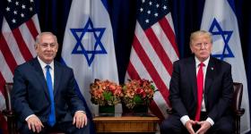 Trump and Israeli Prime Minister Benjamin Netanyahu.